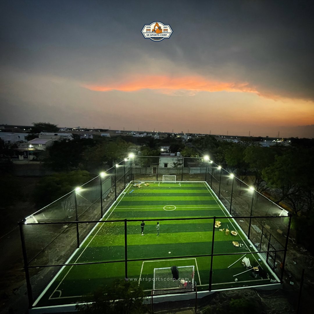 Football Field Turf Construction